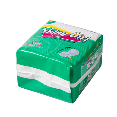 El cojín menstrual del algodón del algodón antibacteriano femenino orgánico delicado de los cojines se fue volando