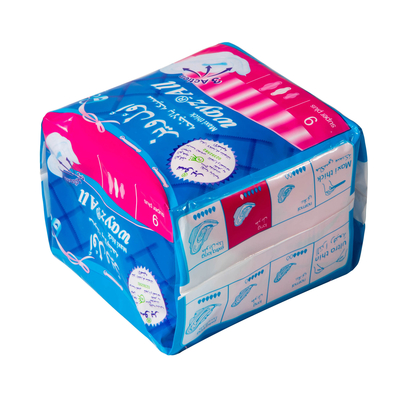 La pelusa impermeable suave de las servilletas sanitarias reduce el ODM femenino orgánico de los cojines a pulpa