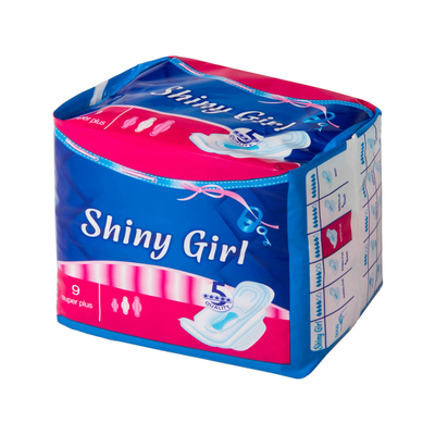 Acuñe las servilletas sanitarias disponibles de la muchacha brillante/ultra a Maxi Pads natural 155m m