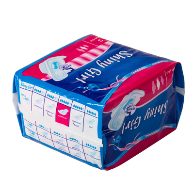 Acuñe las servilletas sanitarias disponibles de la muchacha brillante/ultra a Maxi Pads natural 155m m