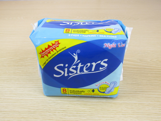 La servilleta sanitaria de noche rellena 320m m Maxi Pads For Lady ultra fino