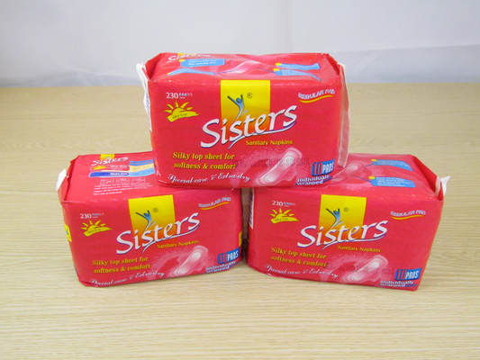 La servilleta sanitaria de noche rellena 320m m Maxi Pads For Lady ultra fino