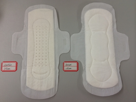 Los cojines sanitarios de bambú herbarios enrarecen a Maxi Pads With Cottony Cover sin alas