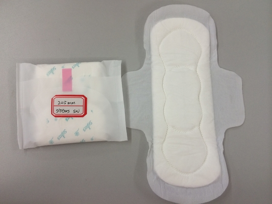 Los cojines sanitarios de bambú herbarios enrarecen a Maxi Pads With Cottony Cover sin alas