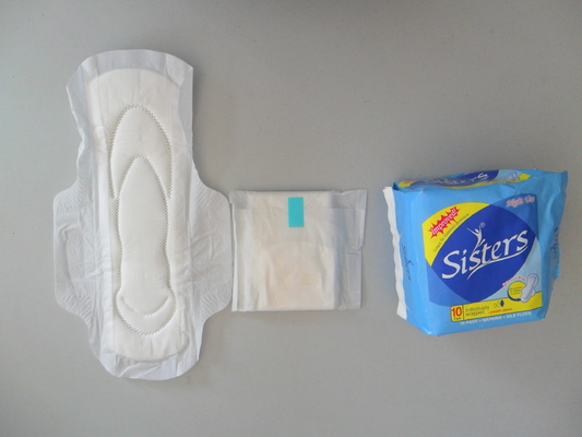 La menta de Modenna higiénica/sanitaria rellena 290m m cons alas para el uso de la noche de la muchacha