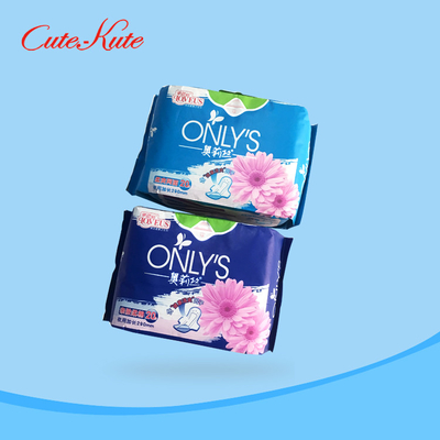 cojines sanitarios Topsheet del super suave de la absorbencia del pañal de la servilleta sanitaria de 240m m
