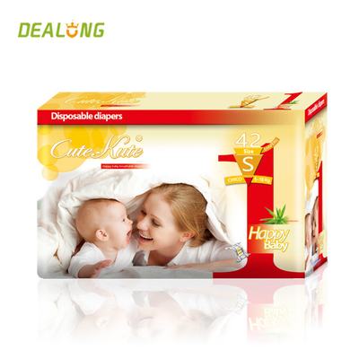 Guardia recién nacido Natural Newborn Diapers del escape del panal seco PE Backsheet del bebé