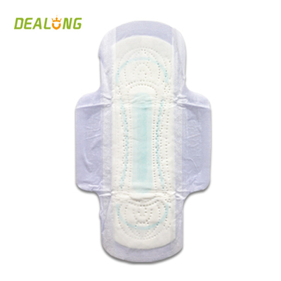 Superficie negativa del algodón de SAP Ion Sanitary Napkin Diaper Winged para el uso de las mujeres
