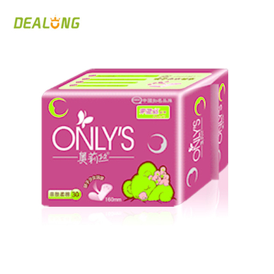 Cojines sanitarios Maxi Pads Printed High Absorbency del algodón orgánico del 100%
