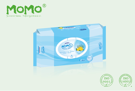 La perla mojada del arándano de los trapos del bebé antiséptico grabó en relieve el bactericida FDA