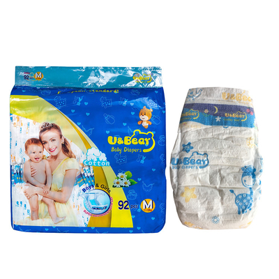 Pañal disponible Clothlike Backsheet del bebé de la cinta mágica con la cintura elástica grande