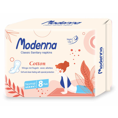 Cojines sanitarios respirables suaves orgánicos absorbentes de las servilletas sanitarias con las alas
