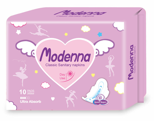 Cojines sanitarios respirables suaves orgánicos absorbentes de las servilletas sanitarias con las alas