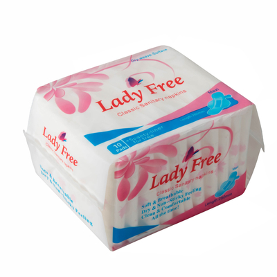 OEM fino estupendo de las servilletas sanitarias 150ml de las señoras/propia superficie lisa de la marca