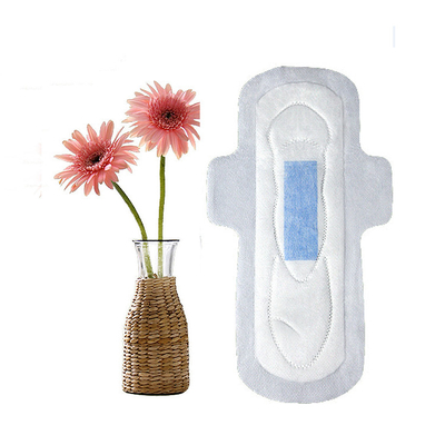 cojines sanitarios del algodón natural de 240m m orgánicos todo el algodón Maxi Pads Perforated Film