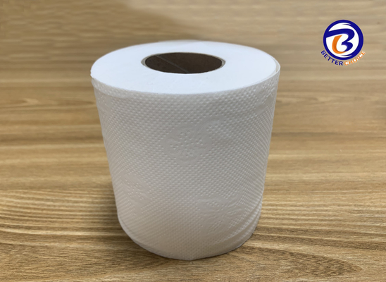 Rollo de papel disponible 15 G/M H los 9CM del tejido del retrete cómodo suave