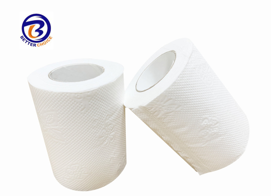 Rollo de papel disponible 15 G/M H los 9CM del tejido del retrete cómodo suave