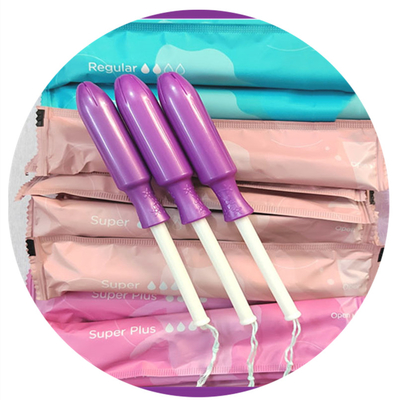 Tapón higiénico del aplicador del algodón de las mujeres biodegradable