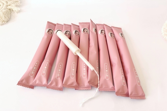 Tapón higiénico del aplicador del algodón de las mujeres biodegradable