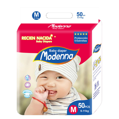 El SGS imprimió cómodo ajustable del pañal disponible del bebé de Clothlike